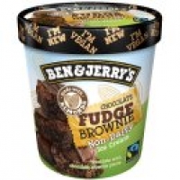 Asda Ben & Jerrys Non-Dairy Vegan Ice Cream Alternative Chocolate Fudge Browni