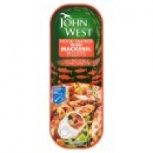 John West Wood Smoked Irish Mackerel Fillets with Red Chilli in Sunflo