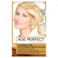 Asda Loreal Excellence Age Perfect 10.03 Very Light Vanilla Blonde Perma