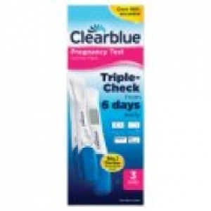 Clearblue Pregnancy Test Early Detection Triple-Check, Kit of 3 Tests