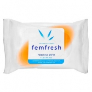 Poundland  Femfresh Flushable Wipes 15 Pack