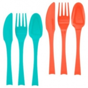Poundland  Plastic Cutlery Set 16 Piece
