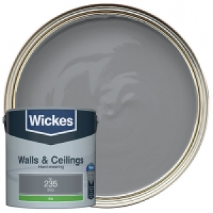 Wickes Slate - No. 235 Vinyl Silk Emulsion Paint - 2.5L