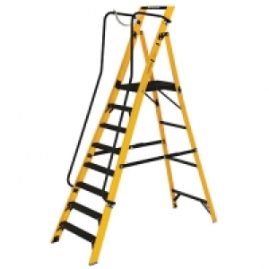 Youngman Megastep 8 Tread Fibreglass Platform Stepladder £400.00