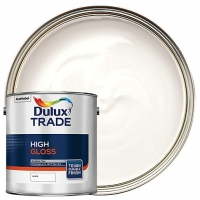 Wickes  Dulux Trade High Gloss Paint - White 2.5L