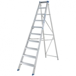 Werner MasterTrade 10 Tread Aluminium Swingback Stepladder £120.00