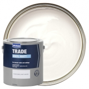 Wickes Trade Vinyl Matt Emulsion Paint - Pure Brilliant Whit £12.00