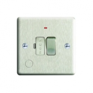 Wickes 13A Switched Fused Socket + LED Screwed Raised Plate  &pound;8.71