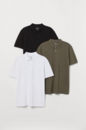  3-pack polo shirts £15.00