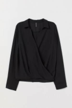  Wrapover blouse with a collar £6.00