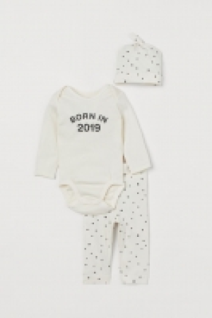  3-piece cotton jersey set £4.00