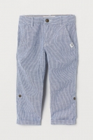 HM   Roll-up linen-blend trousers