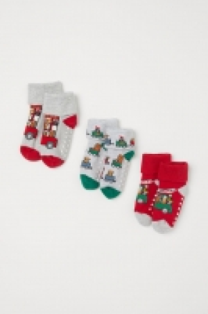  3-pack terry socks £1.00