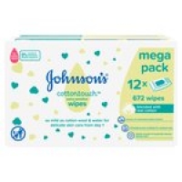 Morrisons  Johnsons Cottontouch Extra Sensitive Wipes 