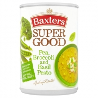 Tesco  Baxters Pea Broccoli & Basil Pesto Soup 400G