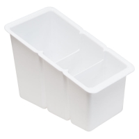 Partridges Delfinware Delfinware Plastic Cutlery Draining Box, White (2500)