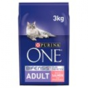 Purina One Salmon & Wholegrain Dry Adult Cat Food