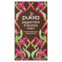 Asda Pukka Peppermint & Licorice Herbal 20 Tea Bags