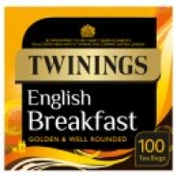 Asda Twinings English Breakfast 100 Tea Bags