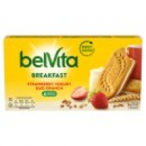 Belvita Breakfast Biscuits Duo Crunch Strawberry and Live Yogurt 5 P