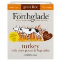 Asda Forthglade Grain Free Turkey & Vegetables Complete Adult Dog Food Tray