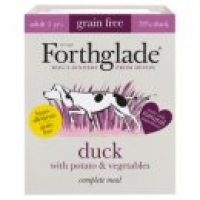 Asda Forthglade Grain Free Duck & Vegetables Complete Adult Dog Food Tray