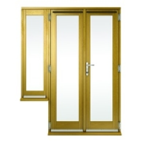 Wickes Albery Pattern 10 Solid Oak French Doors 10ft With 2  £2.03