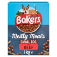 Asda Bakers Meaty Meals Beef Dry Adult Small Dog Food