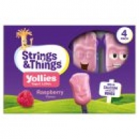 Asda Strings & Things Yollies Raspberry Yogurt Lollies