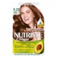 Asda Garnier Nutrisse 6.23 Rose Gold Brown Permanent Hair Dye