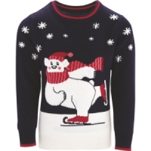 Aldi  Kids Christmas Polar Bear Jumper