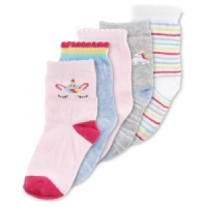 Unicorn Baby Socks 5 Pack
