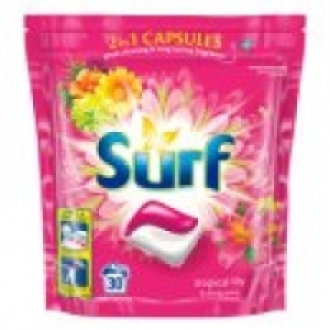 Asda Surf Tropical Lily & Ylang Ylang Washing Capsules 30 Washes