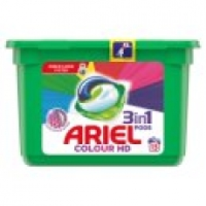 Ariel 3in1 Pods Colour HD Washing Liquid Capsules 15 Washes