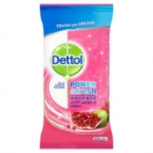 Poundland  Dettol Multi-purpose Pomegranate & Lime 40 Wipes