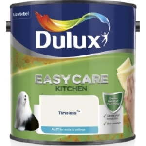 Dulux Easycare Kitchen Matt Emulsion Paint Timeless 2.5L £17.00