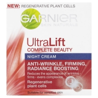 Wilko  Garnier Skin Naturals Ultra Lift Night Anti Wrinkle Firming 
