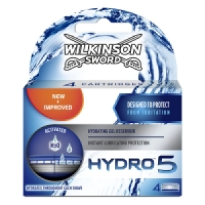 Wilkinson Sword Hydro 5 Razor Blades 4 pack £7.90