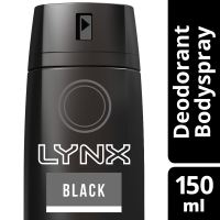 Wilko  Lynx Black Body Spray 150ml