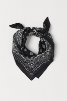 HM   Paisley-patterned scarf