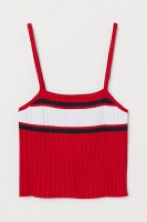  Ribbed strappy top £7.00