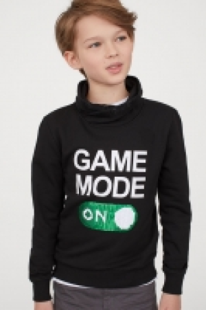  Funnel-collar sweatshirt £8.00