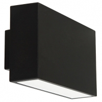 Wickes  Ranex Ebony Aluminium Black Outdoor LED Wall Light - 4.7W