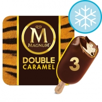 Tesco  Magnum Double Caramel Ice Cream 3 X 88Ml