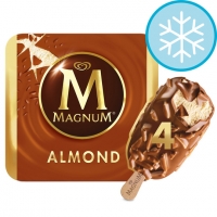 Tesco  Magnum Almond Ice Cream 4 X 100Ml