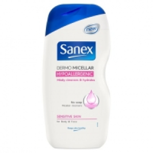 Tesco  Sanex Micellar Hypo Allergenic Shower Gel 500Ml