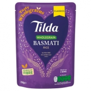 Tesco  Tilda Brown Steamed Basmati Rice Classic 250G