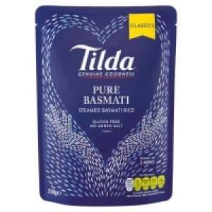Tesco  Tilda Pure Steamed Basmati Rice Classic 250G