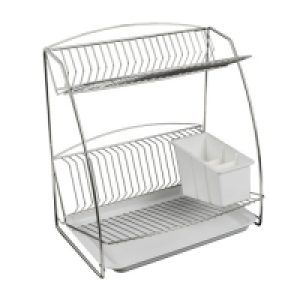 Partridges Delfinware Delfinware 2 Tier Plate Rack - Stainless Steel - 3003