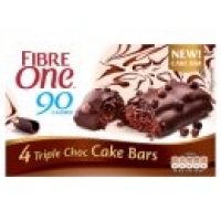 Asda Fibre One 90 Calorie Triple Choc Cake Bars